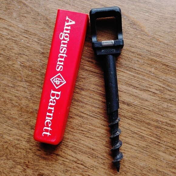 AUGUSTAS BARNETT Bottle Opener and Wine Cork Screw Opener Made in England - Picture 3 of 5